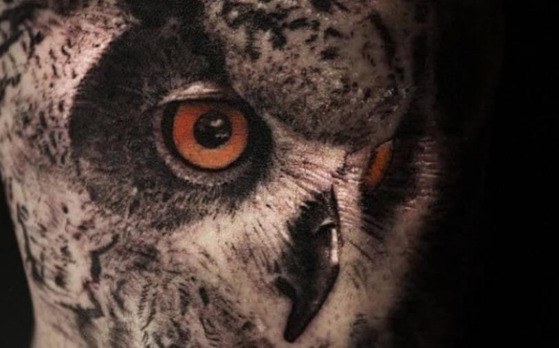 10+ Great Horned Owl Tattoo Ideas
