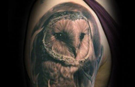 Top 12+ Barn Owl Tattoo Designs