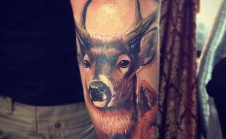 12+ Amazing Buck Head Tattoo Designs