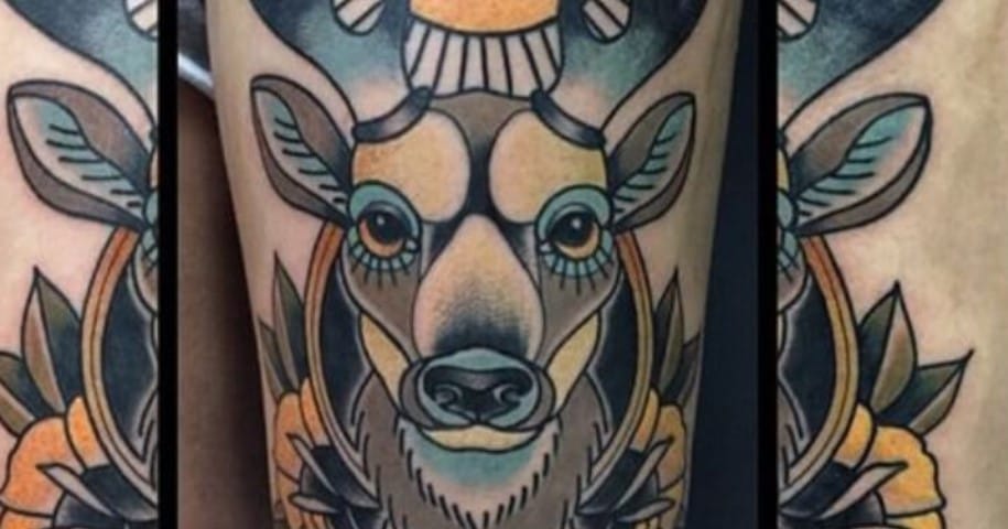 12+ Traditional Stag Tattoo Designs