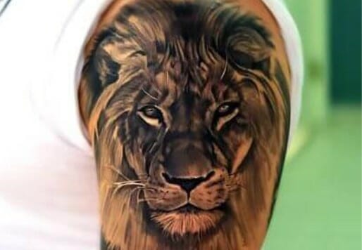 15+ Best Lion Face Tattoo Collection of 2020