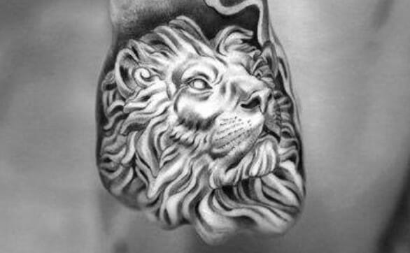 15+ Lion Statue Tattoo Ideas