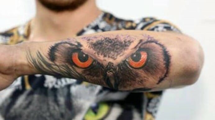 15+ Best Owl Forearm Tattoo Designs