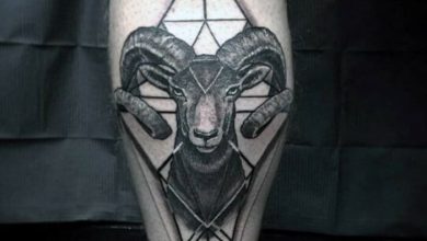 20 Ram/Goat Head Tattoo Designs & Ideas