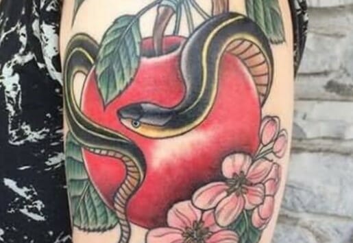 15+ Snake & Apple Tattoo Designs That Could Inspire You