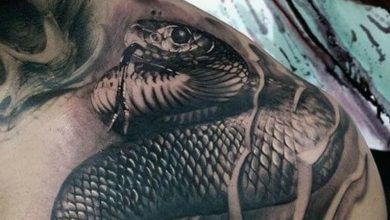 22 Snake Tattoos For Chest And Meanings