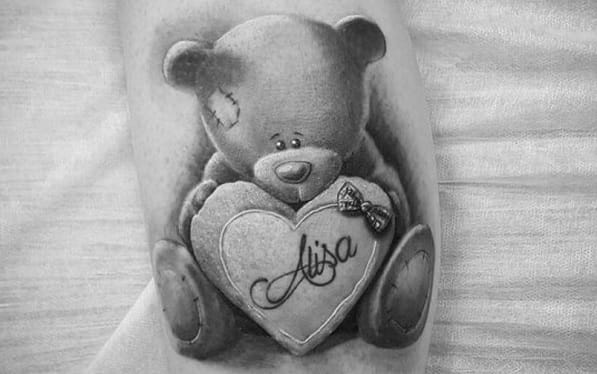 12+ Small Teddy Bear Tattoo Ideas