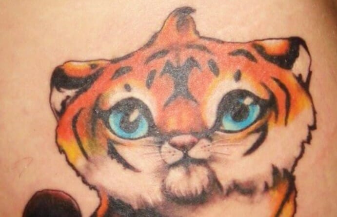 12+ Realistic Baby Tiger (Cubs) Tattoo Ideas