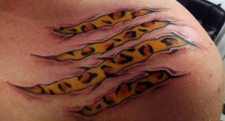 12+ Scratch Mark Tattoos – Tiger Tattoo Designs