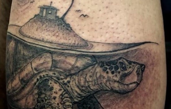 10+ Turtle Island Tattoo Designs