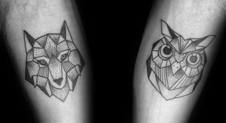 12+ Best Wolf and Owl Tattoo Ideas