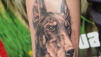 14 Gorgeous Dog Tattoos For True Doberman Pinscher Lovers
