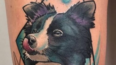 The 14 Coolest Border Collie Tattoo Designs In The World
