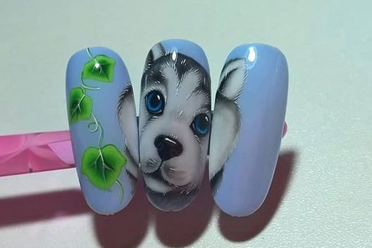 14 Nail Art Designs For the True Husky Lovers